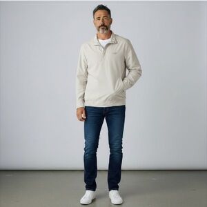 Whispering Rock Golf Men's Cream Windbreaker Jacket